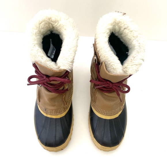 Sorel Women’s Tan Manitou Utility Snow Boots - Picture 10 of 11